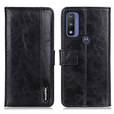 Funda de Cuero Cartera con Soporte Carcasa M11L para Motorola Moto G Pure Negro