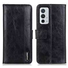 Funda de Cuero Cartera con Soporte Carcasa M11L para OnePlus 9RT 5G Negro