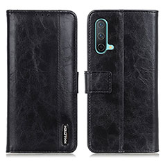 Funda de Cuero Cartera con Soporte Carcasa M11L para OnePlus Nord CE 5G Negro