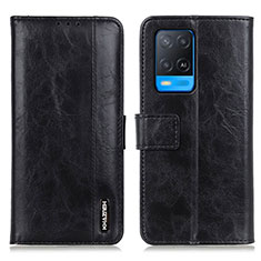 Funda de Cuero Cartera con Soporte Carcasa M11L para Oppo A54 4G Negro