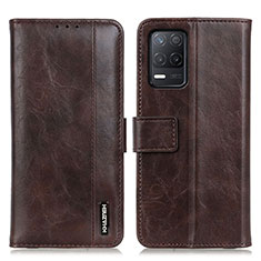 Funda de Cuero Cartera con Soporte Carcasa M11L para Realme 9 5G India Marron