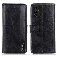 Funda de Cuero Cartera con Soporte Carcasa M11L para Samsung Galaxy A13 4G Negro