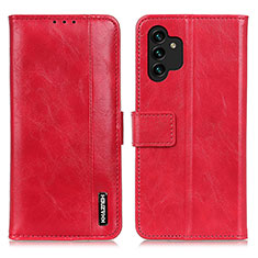 Funda de Cuero Cartera con Soporte Carcasa M11L para Samsung Galaxy A13 5G Rojo