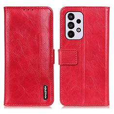 Funda de Cuero Cartera con Soporte Carcasa M11L para Samsung Galaxy A33 5G Rojo