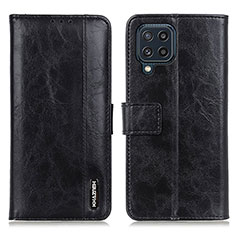 Funda de Cuero Cartera con Soporte Carcasa M11L para Samsung Galaxy M32 4G Negro