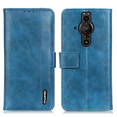 Funda de Cuero Cartera con Soporte Carcasa M11L para Sony Xperia PRO-I Azul