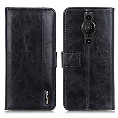 Funda de Cuero Cartera con Soporte Carcasa M11L para Sony Xperia PRO-I Negro