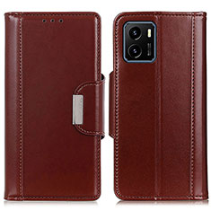 Funda de Cuero Cartera con Soporte Carcasa M11L para Vivo Y01 Marron