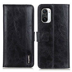 Funda de Cuero Cartera con Soporte Carcasa M11L para Xiaomi Mi 11X 5G Negro