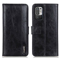 Funda de Cuero Cartera con Soporte Carcasa M11L para Xiaomi POCO M3 Pro 5G Negro