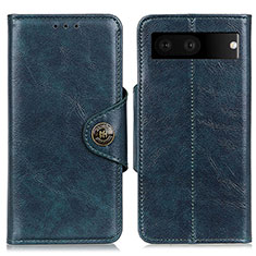 Funda de Cuero Cartera con Soporte Carcasa M12L para Google Pixel 7 5G Azul