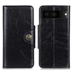 Funda de Cuero Cartera con Soporte Carcasa M12L para Google Pixel 7 5G Negro