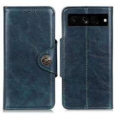 Funda de Cuero Cartera con Soporte Carcasa M12L para Google Pixel 7 Pro 5G Azul