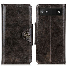 Funda de Cuero Cartera con Soporte Carcasa M12L para Google Pixel 7a 5G Bronze