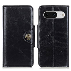 Funda de Cuero Cartera con Soporte Carcasa M12L para Google Pixel 8 5G Negro