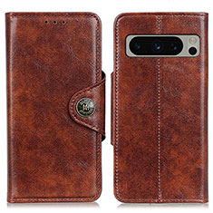 Funda de Cuero Cartera con Soporte Carcasa M12L para Google Pixel 8 Pro 5G Marron