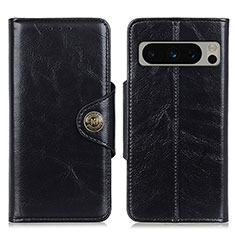 Funda de Cuero Cartera con Soporte Carcasa M12L para Google Pixel 8 Pro 5G Negro