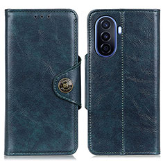 Funda de Cuero Cartera con Soporte Carcasa M12L para Huawei Enjoy 50 Azul