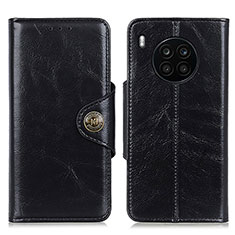 Funda de Cuero Cartera con Soporte Carcasa M12L para Huawei Honor 50 Lite Negro