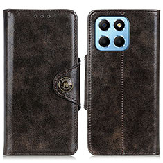 Funda de Cuero Cartera con Soporte Carcasa M12L para Huawei Honor 70 Lite 5G Bronze