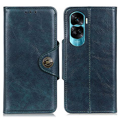 Funda de Cuero Cartera con Soporte Carcasa M12L para Huawei Honor 90 Lite 5G Azul