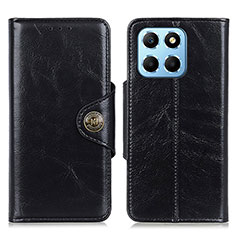 Funda de Cuero Cartera con Soporte Carcasa M12L para Huawei Honor X6 5G Negro