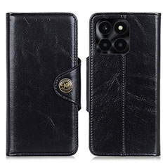 Funda de Cuero Cartera con Soporte Carcasa M12L para Huawei Honor X8b Negro