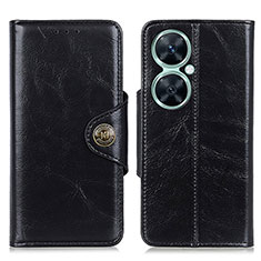 Funda de Cuero Cartera con Soporte Carcasa M12L para Huawei Nova 11i Negro