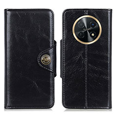 Funda de Cuero Cartera con Soporte Carcasa M12L para Huawei Nova Y91 Negro