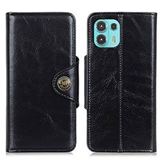 Funda de Cuero Cartera con Soporte Carcasa M12L para Motorola Moto Edge 20 Lite 5G Negro