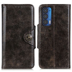 Funda de Cuero Cartera con Soporte Carcasa M12L para Motorola Moto Edge (2021) 5G Bronze