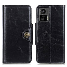 Funda de Cuero Cartera con Soporte Carcasa M12L para Motorola Moto Edge 30 Neo 5G Negro