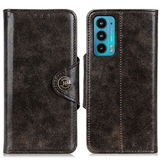 Funda de Cuero Cartera con Soporte Carcasa M12L para Motorola Moto Edge Lite 5G Bronze