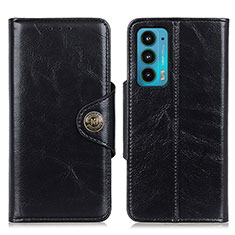 Funda de Cuero Cartera con Soporte Carcasa M12L para Motorola Moto Edge Lite 5G Negro