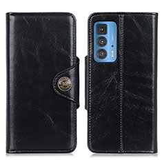 Funda de Cuero Cartera con Soporte Carcasa M12L para Motorola Moto Edge S Pro 5G Negro