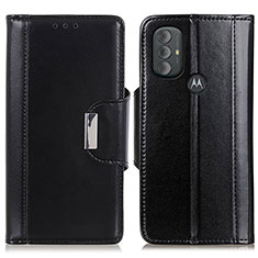 Funda de Cuero Cartera con Soporte Carcasa M12L para Motorola Moto G Play (2023) Negro