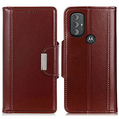 Funda de Cuero Cartera con Soporte Carcasa M12L para Motorola Moto G Play Gen 2 Marron