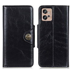 Funda de Cuero Cartera con Soporte Carcasa M12L para Motorola Moto G32 Negro