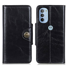 Funda de Cuero Cartera con Soporte Carcasa M12L para Motorola Moto G41 Negro