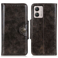 Funda de Cuero Cartera con Soporte Carcasa M12L para Motorola Moto G53y 5G Bronze