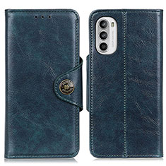 Funda de Cuero Cartera con Soporte Carcasa M12L para Motorola Moto G71s 5G Azul