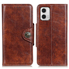 Funda de Cuero Cartera con Soporte Carcasa M12L para Motorola Moto G73 5G Marron