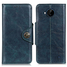 Funda de Cuero Cartera con Soporte Carcasa M12L para Nokia C20 Plus Azul