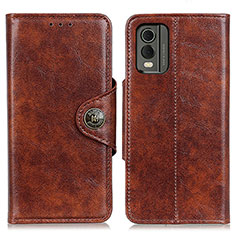 Funda de Cuero Cartera con Soporte Carcasa M12L para Nokia C210 Marron