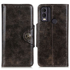 Funda de Cuero Cartera con Soporte Carcasa M12L para Nokia C22 Bronze