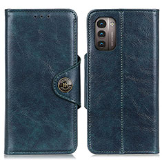 Funda de Cuero Cartera con Soporte Carcasa M12L para Nokia G11 Azul