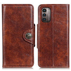 Funda de Cuero Cartera con Soporte Carcasa M12L para Nokia G11 Marron