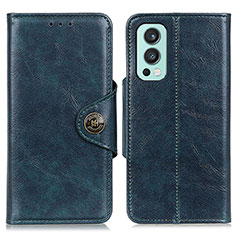 Funda de Cuero Cartera con Soporte Carcasa M12L para OnePlus Nord 2 5G Azul