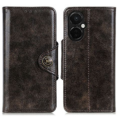 Funda de Cuero Cartera con Soporte Carcasa M12L para OnePlus Nord CE 3 5G Marron