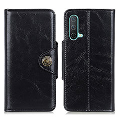 Funda de Cuero Cartera con Soporte Carcasa M12L para OnePlus Nord CE 5G Negro